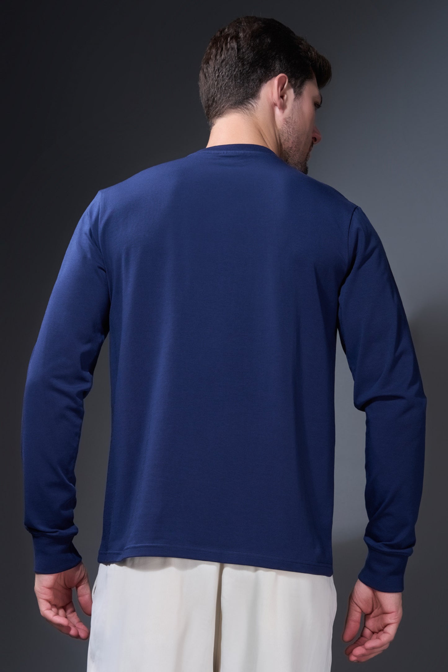 Navy Full Sleeve T-shirt