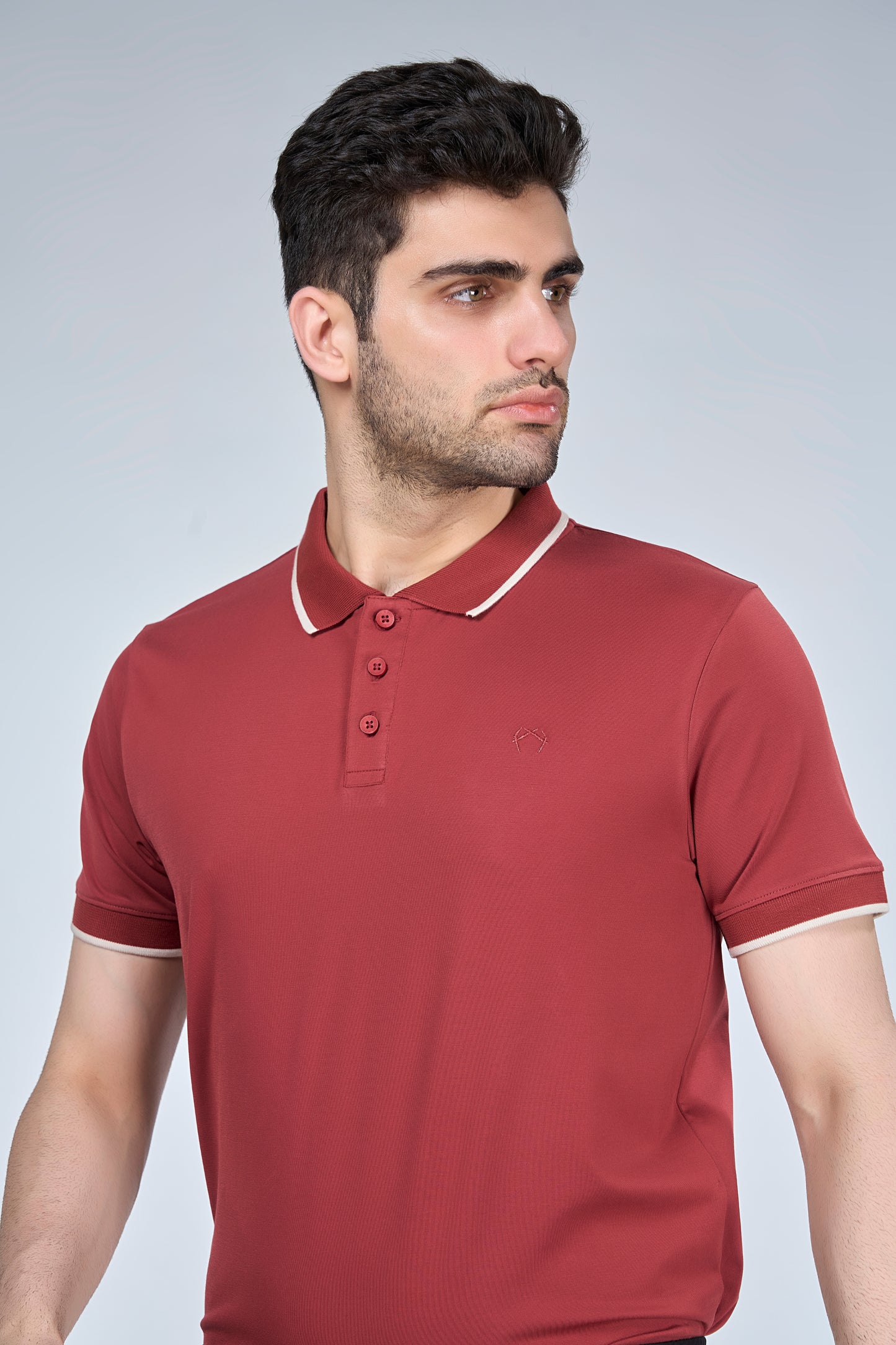 Terracotta Button Polo