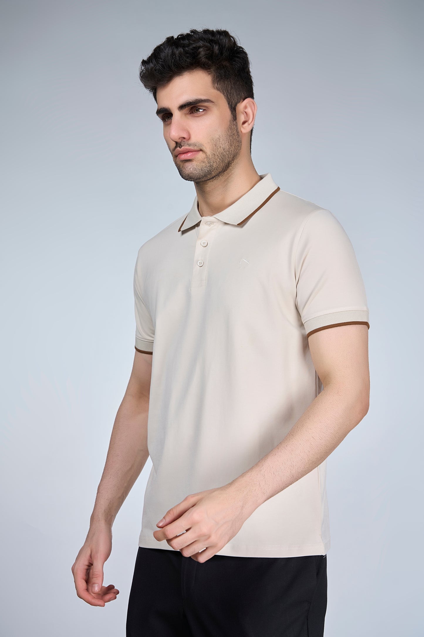 Moon Beam Button Polo