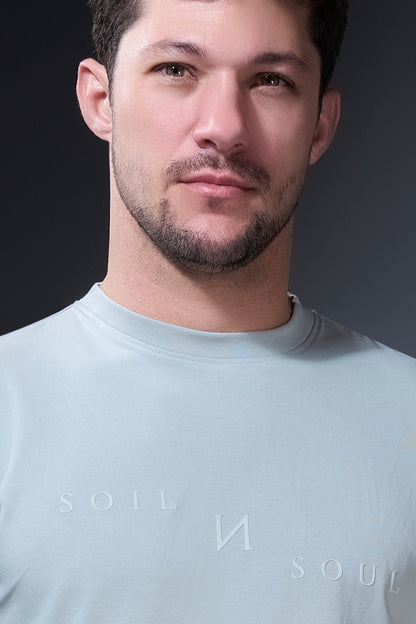 Greenish Grey Full Sleeve T-shirt