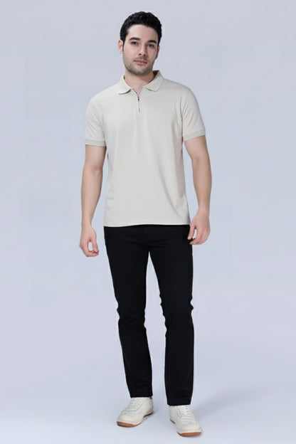 Moon Beam Zipper Polo