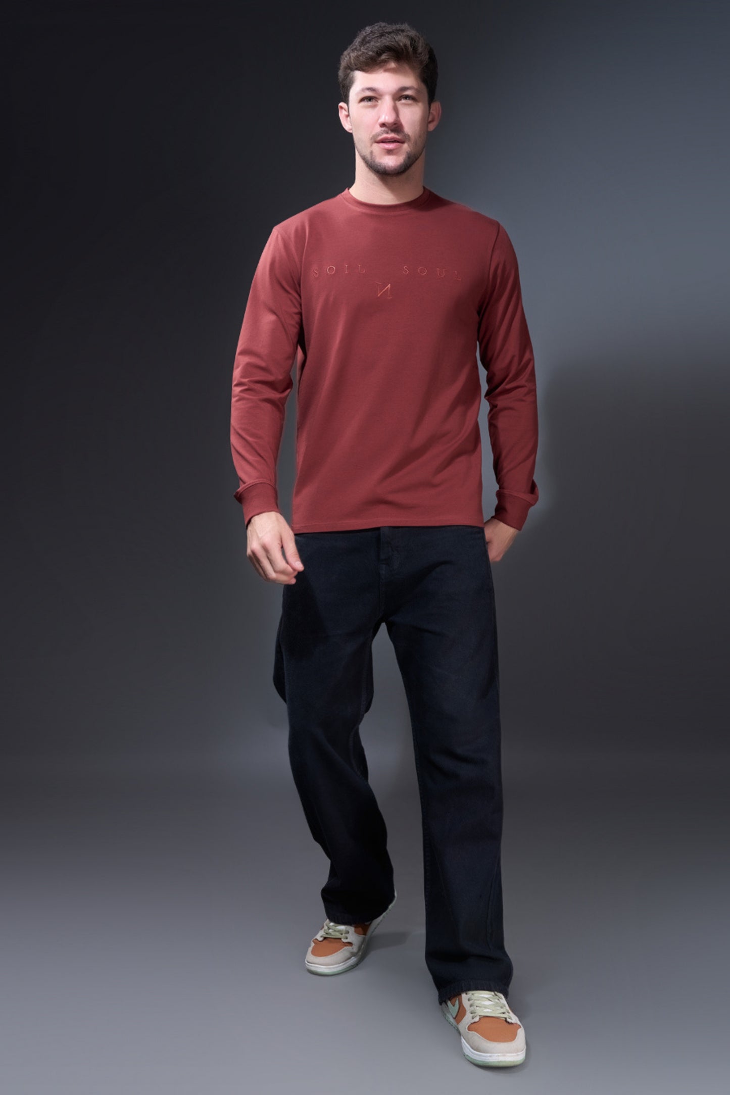 Terracotta Full Sleeve T-shirt