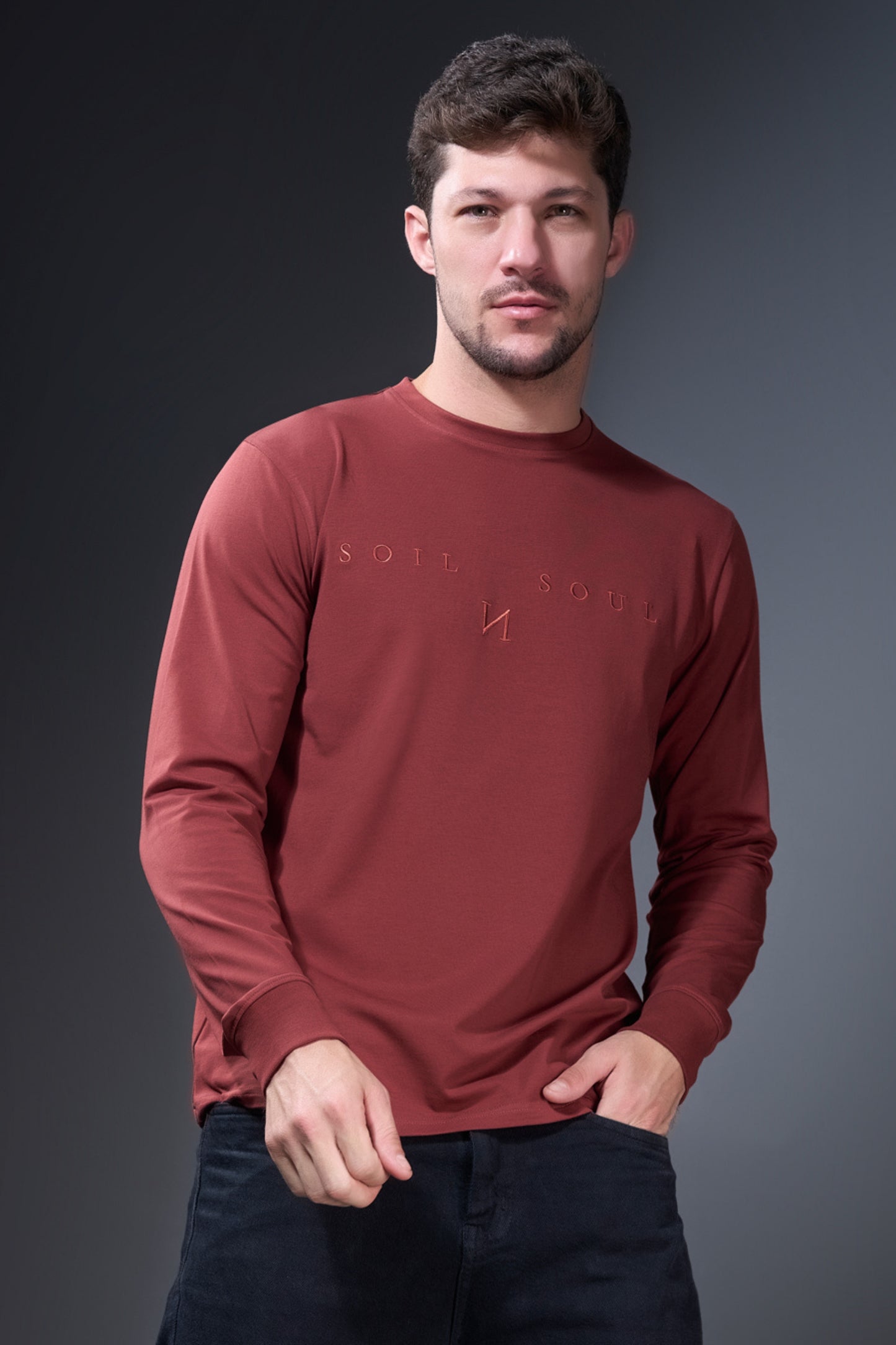 Terracotta Full Sleeve T-shirt