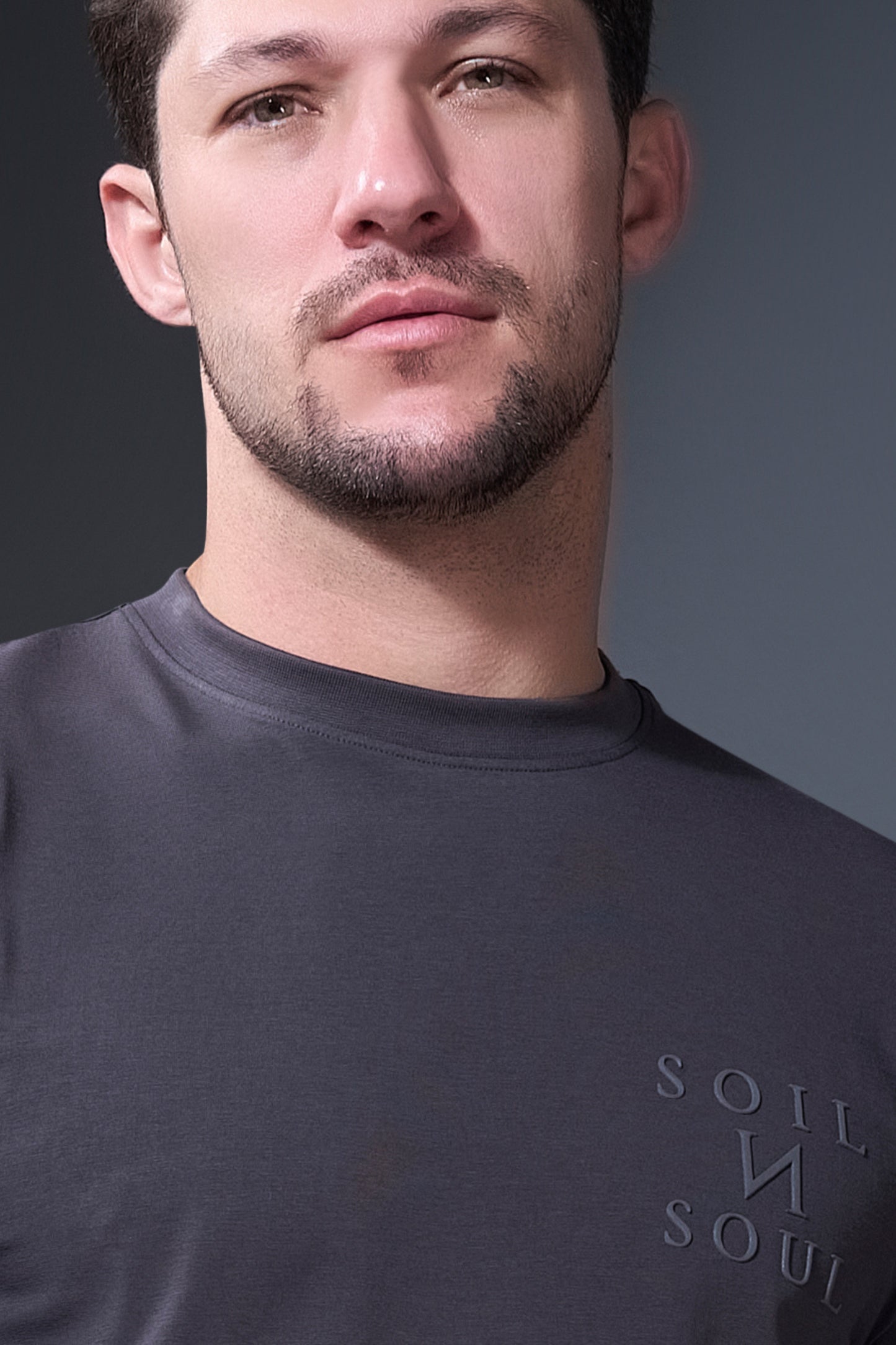 Dark Grey Full Sleeve T-shirt