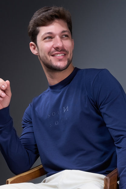 Navy Full Sleeve T-shirt