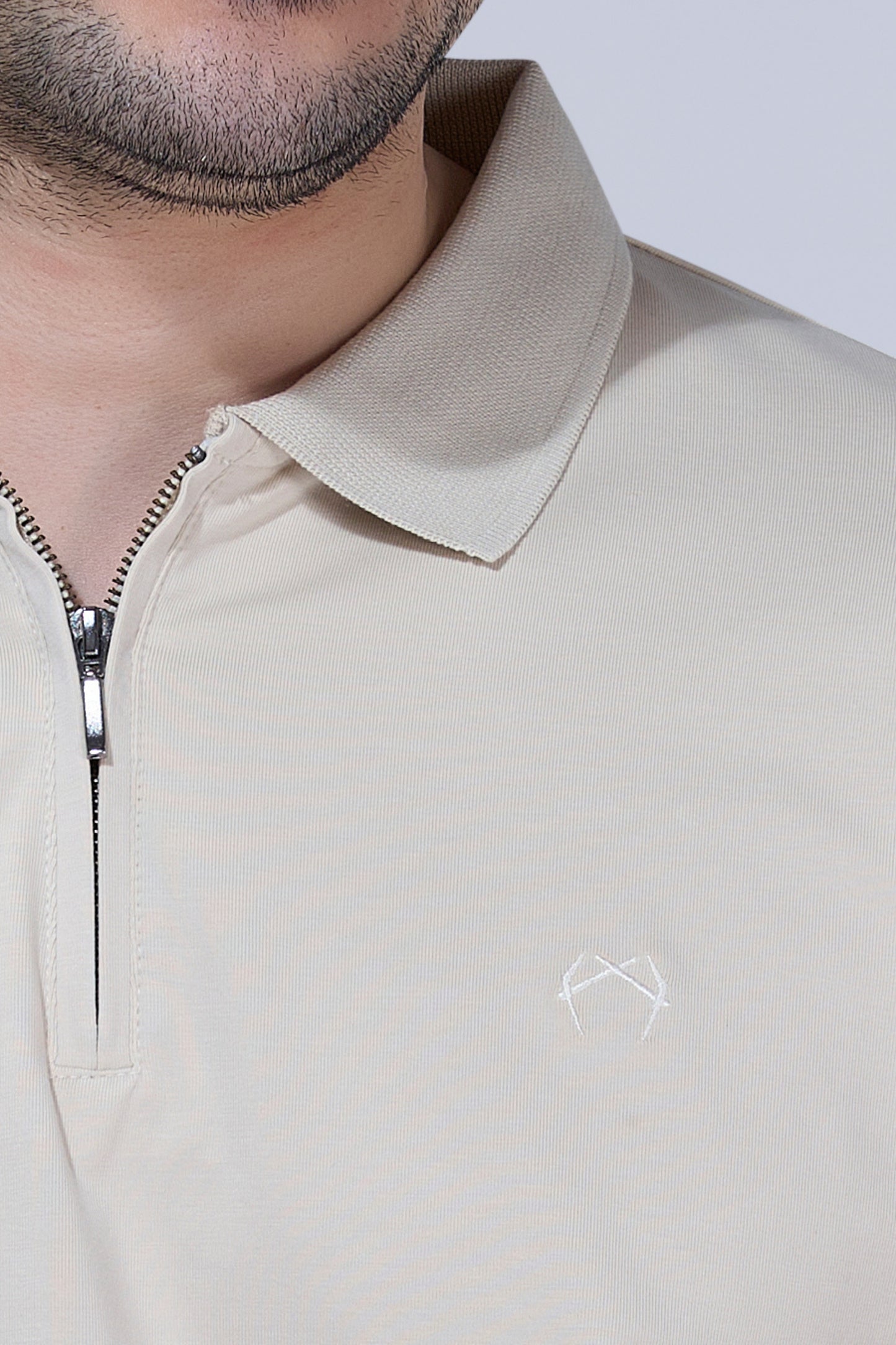 Moon Beam Zipper Polo