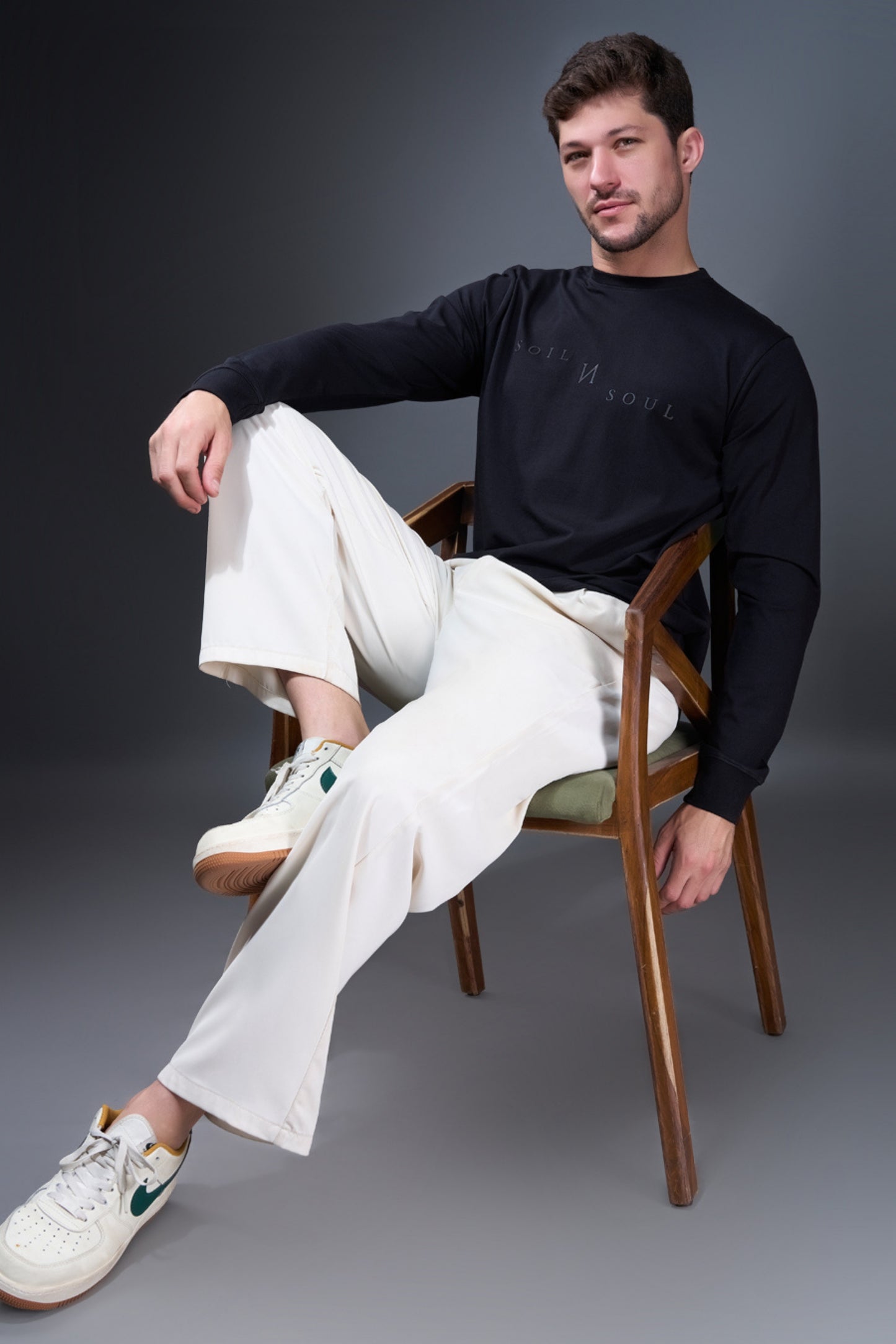 Black Full Sleeve T-shirt