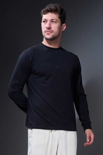 Black Full Sleeve T-shirt