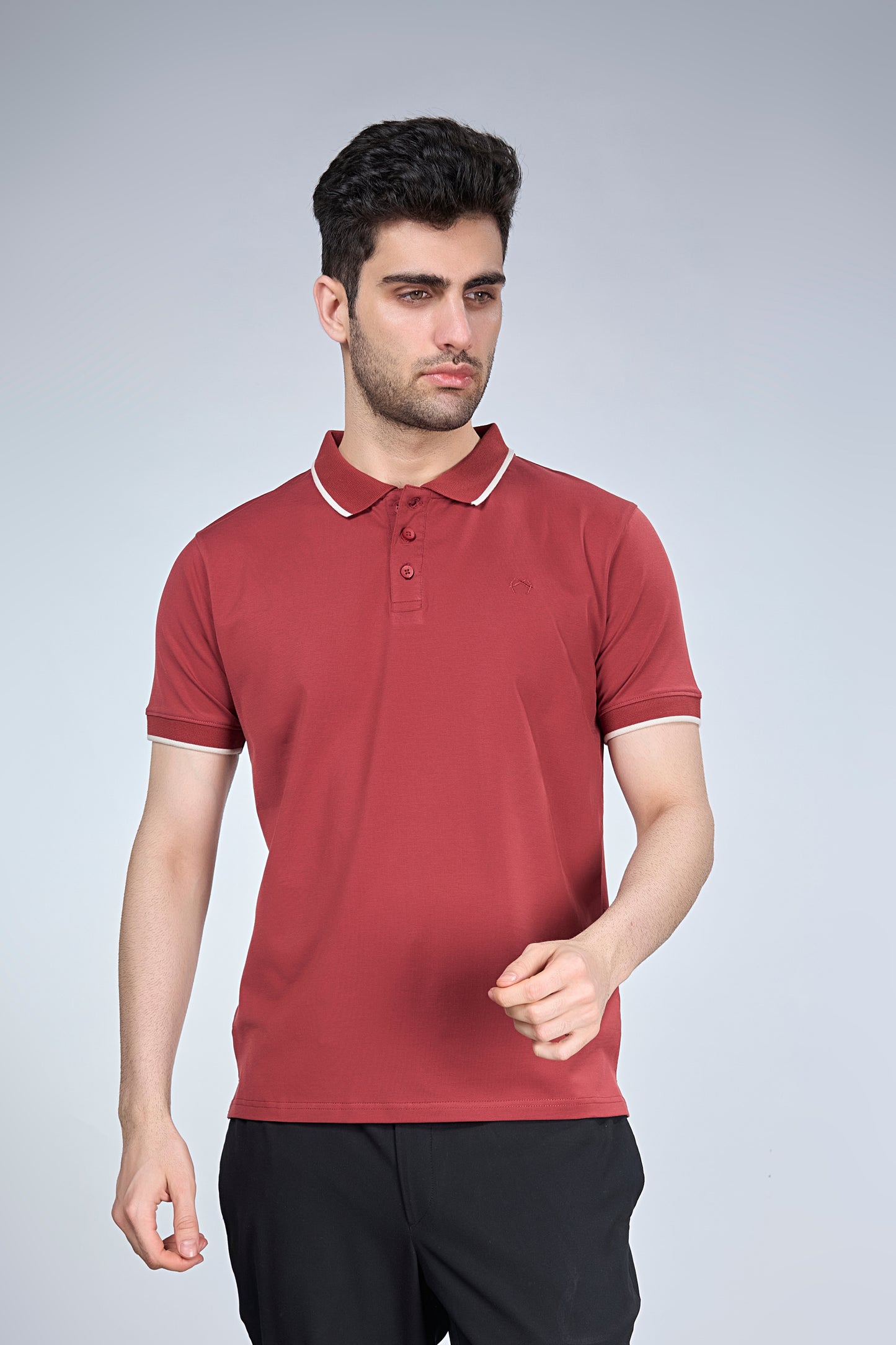 Terracotta Button Polo