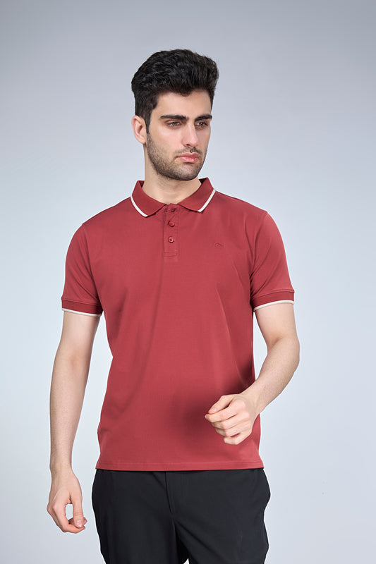 Terracotta Button Polo