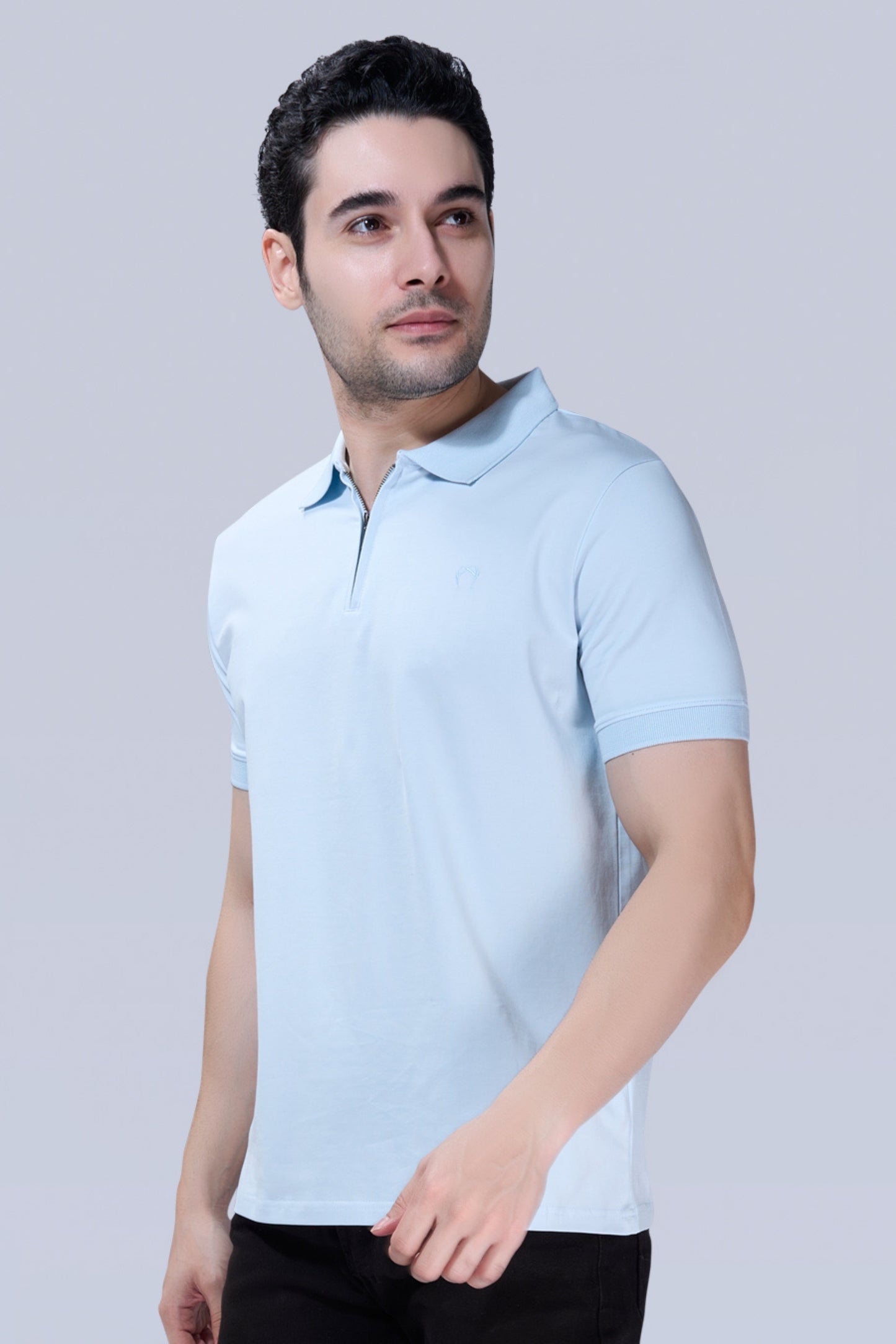 Country Air Zipper Polo